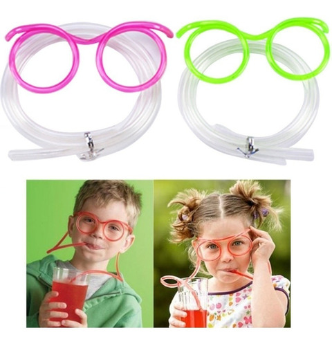 Gafas Pitillo | Juice Glasses Stroke For Kids